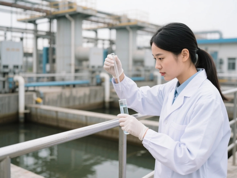 城鎮(zhèn)污水處理廠現(xiàn)場水質化驗